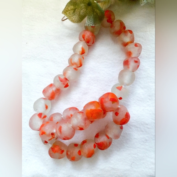 New Glass Beads 15mm handmade - Picture 3 of 3